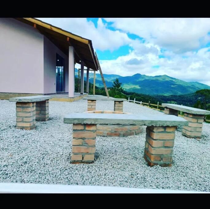 Cabana Recanto Do Arruda Para Casal Em Aguas Mornas Εξωτερικό φωτογραφία