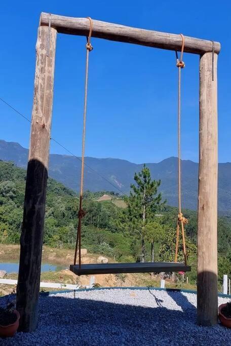 Cabana Recanto Do Arruda Para Casal Em Aguas Mornas Εξωτερικό φωτογραφία